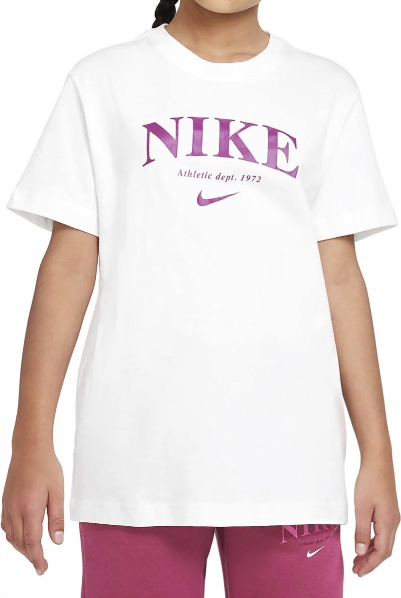 Nike Sportswear Trend Meisjes T-Shirt Wit