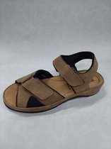 ROHDE 5211 / sandalen met klittenband / bruin / maat 37