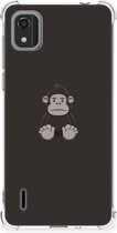 Smartphone hoesje Nokia C2 2nd Edition Hoesje Bumper met transparante rand Gorilla