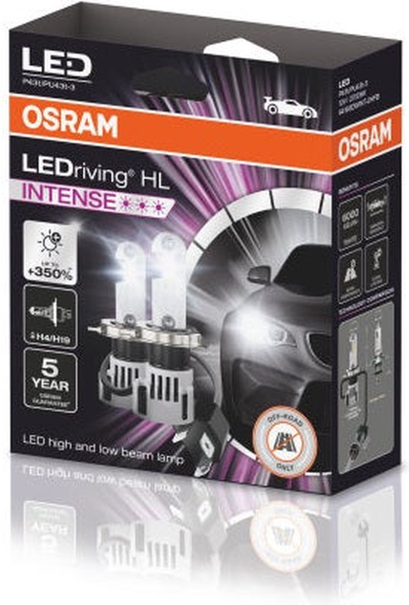 Osram LEDriving HL INTENSE H4/H19 64193DWINT-2HFB