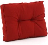 Coussin lounge Madison Florance 60x43 cm Tissé rouge