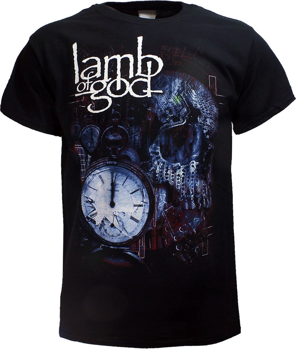Lamb Of God Circuitry Skull T-Shirt - Officiële Merchandise - S
