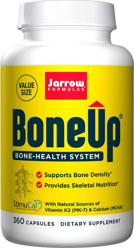Bone-Up 360 capsules - calcium (MCHA) , magnesium, vitamine C, D3, K2 (MK7) | Jarrow Formulas