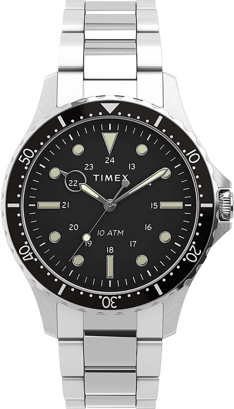 Montre Timex Navi XL TW2U10800 - Acier - Argent - Ø 41 mm