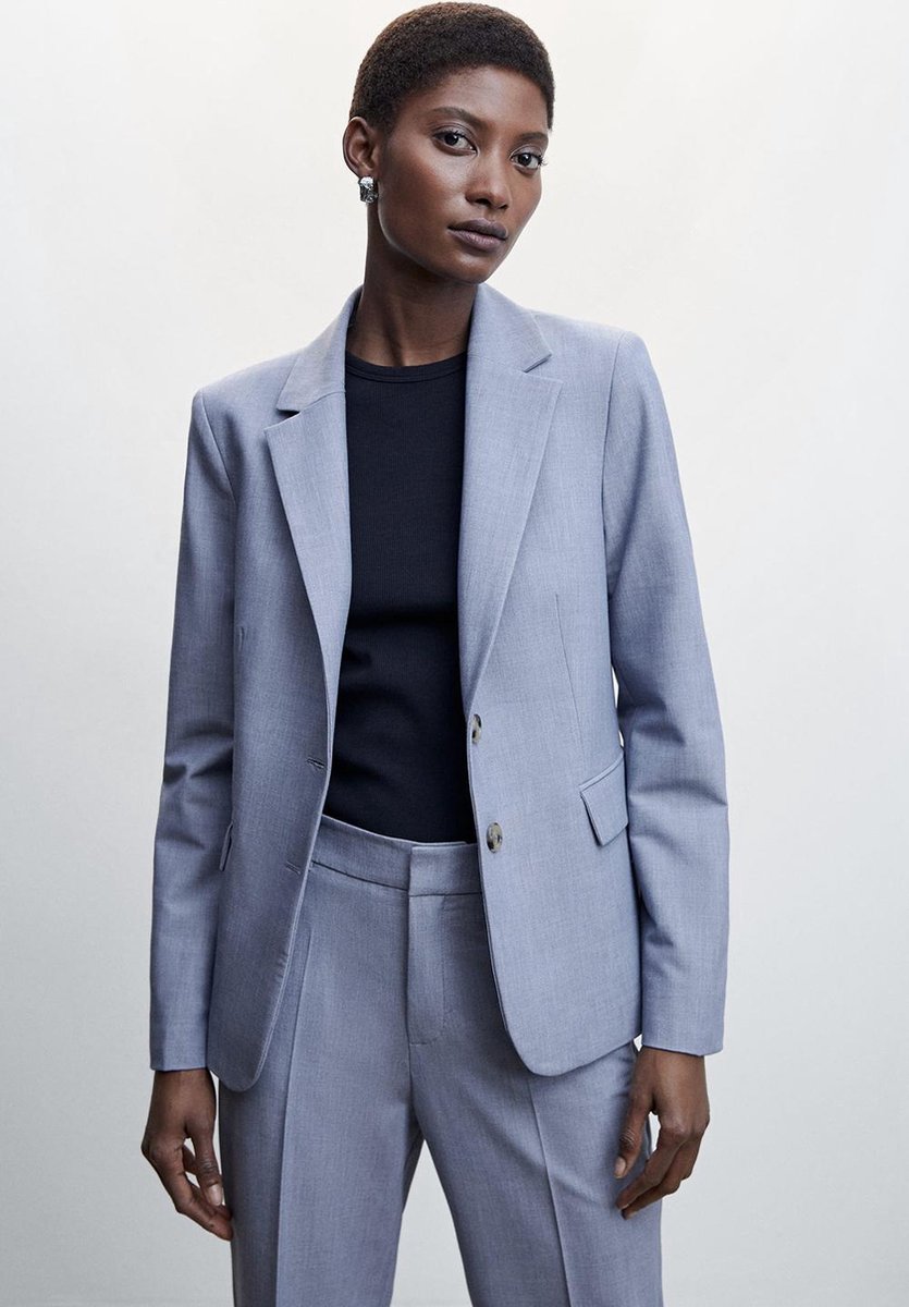 Mango Blazer Colbert Met Gepunte Revers 47063266 50 Dames Maat - 44 ...
