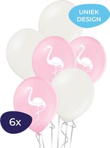 Ballons Flamingo - 6 pièces - Ballons imprimés