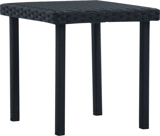 vidaXL-Tuintheetafel-40x40x40-cm-poly-rattan-zwart