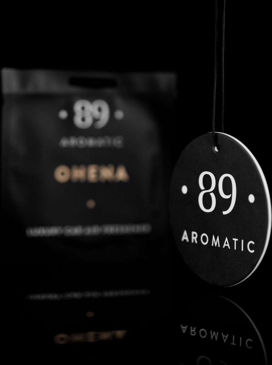 Luxury Car Air Freshener - Aromatic 89 - Hanging Paper Air Freshener - Autogeur - Car Parfum - Autogeur - Luchtverfrisser - Cadeau voor hem - Cadeau voor haar - Moederdag cadeau - Conegon - 2 STUKS!!