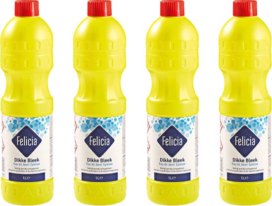 Felicia - Dikke Bleek - 4x1 Liter - Voordeelverpakking - Schoonmaak