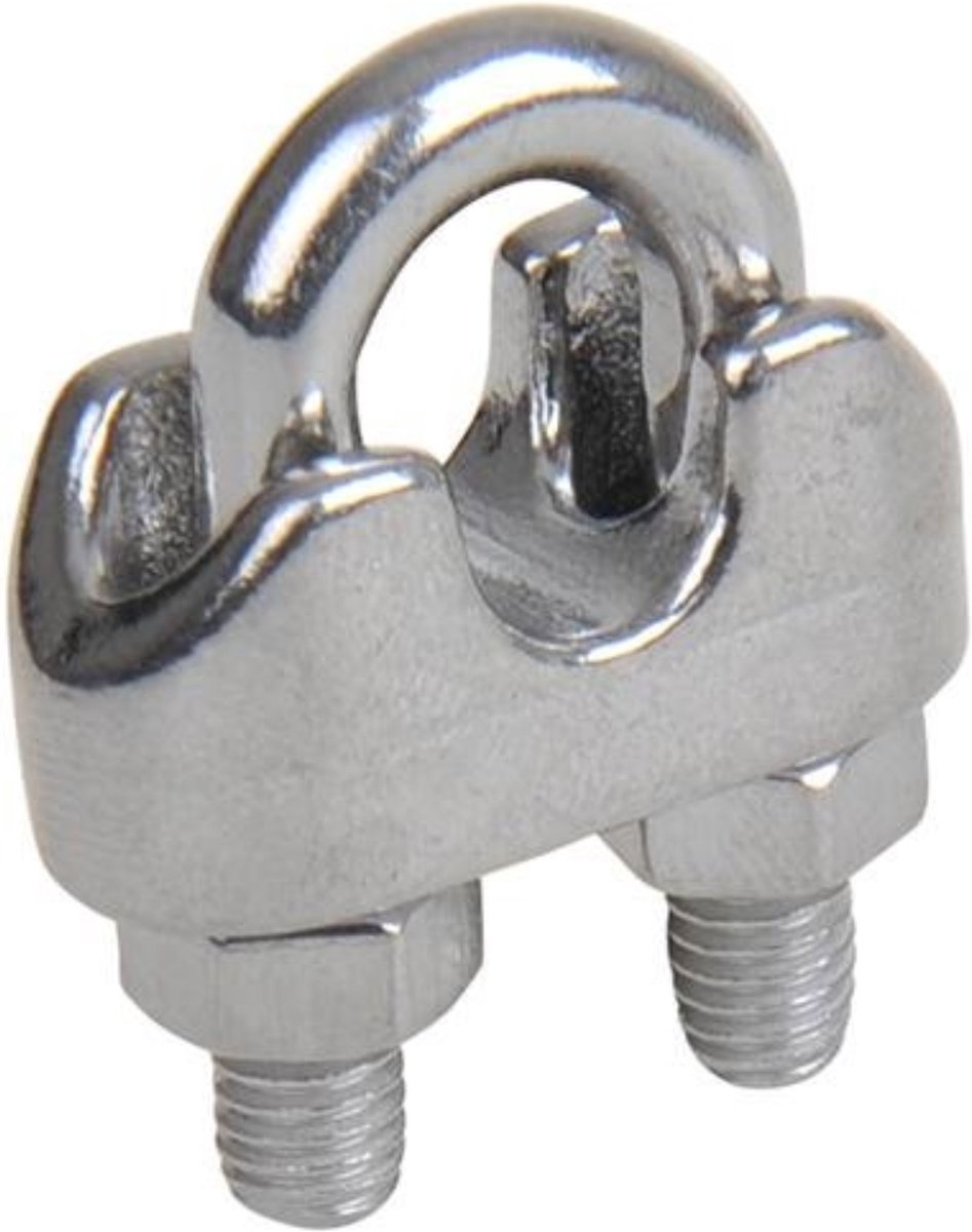 Seilflechter Staaldraadklem - M4 - 6 mm - A4 RVS AISI 316