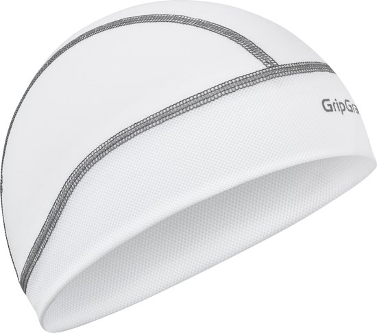 GripGrab - UPF 50+ Lightweight Zomer Fiets Helmmuts UV Bescherming - Wit - Unisex - Maat One Size