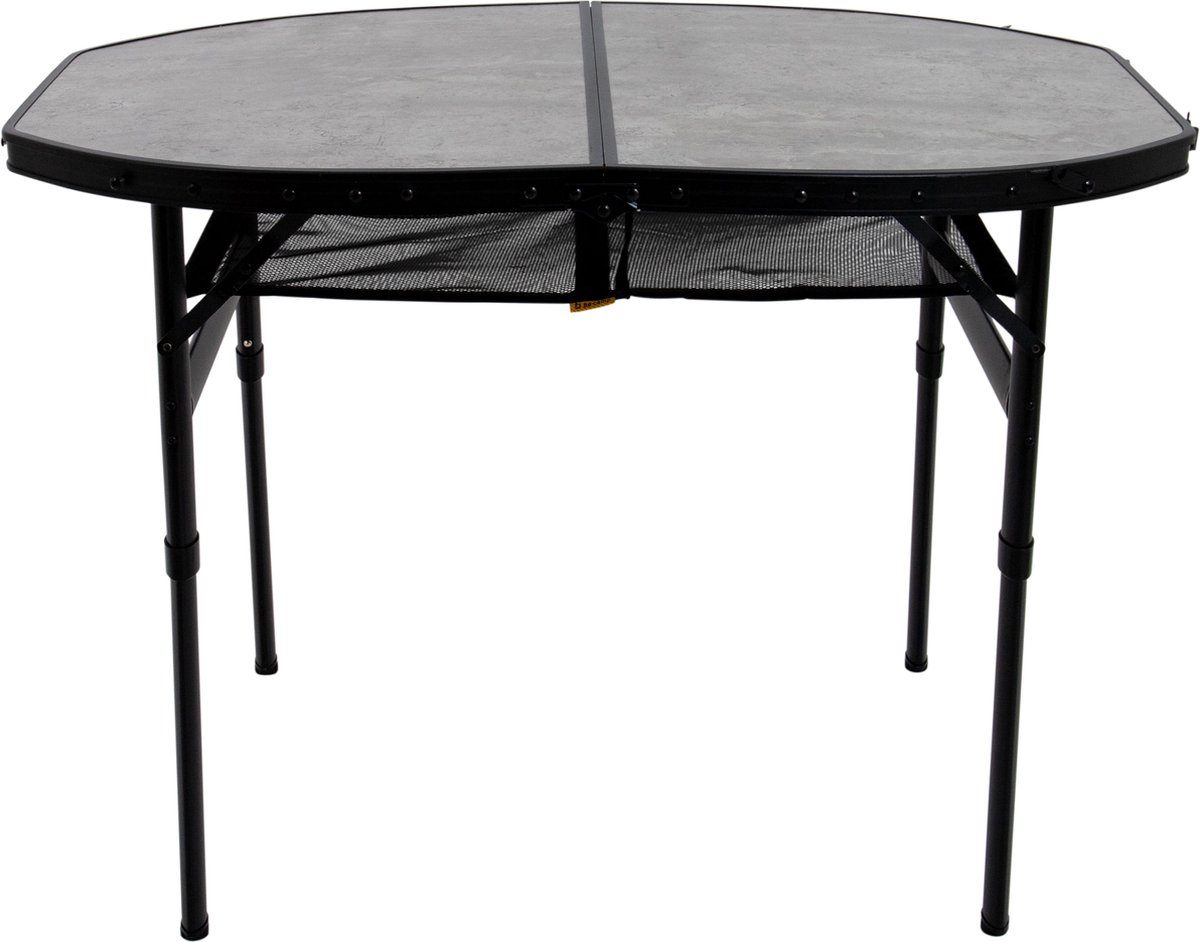 Bo-Camp - Industrial collection - Tafel - Northgate - Ovaal - Koffermodel - 100x70 cm