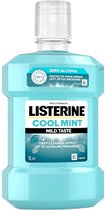 Listerine - Mondwater - Cool Mint - Milde Smaak - Mondspoeling - ZERO Alcohol - 1L