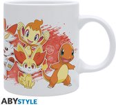 Pokemon Mug Fire Starters White Subli 320ML