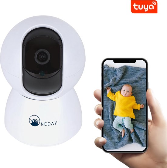 Babyfoon: Oneday Babyfoon - Babyfoon met camera en app - Bewegingsdetectie - Automatische volgen - Babyfoons - Nachtzicht - Beveiligingscamera - Camera huisdier buiten, van het merk Oneday