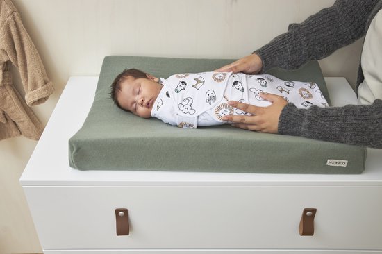 Meyco Baby Animal swaddlemeyco inbakerdoek - multicolour - 0-3 maanden van Meyco — afbeelding 3