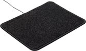HEATEK - Energiebesparende infrarood verwarming - 50x40cm - 18W - Charcoal Black - warme voeten mat, voeten verwarming, verwarmingsmat