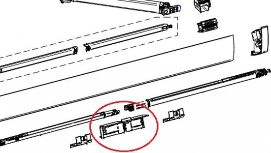 Bras de support Thule Central Clamp 5200