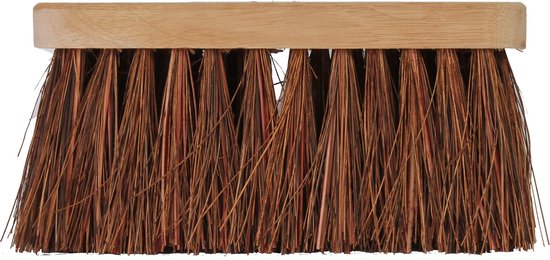 Talen Tools - Bezem - 28 cm - Natuurvezel haren - Steel 140 cm van Talen Tools — afbeelding 2