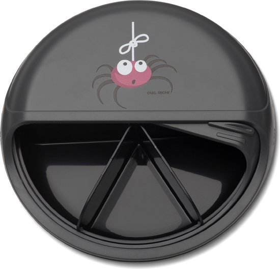 Carl Oscar SnackDISC, boîte à goûter ou à bonbons pour enfants avec compartiments rotatifs