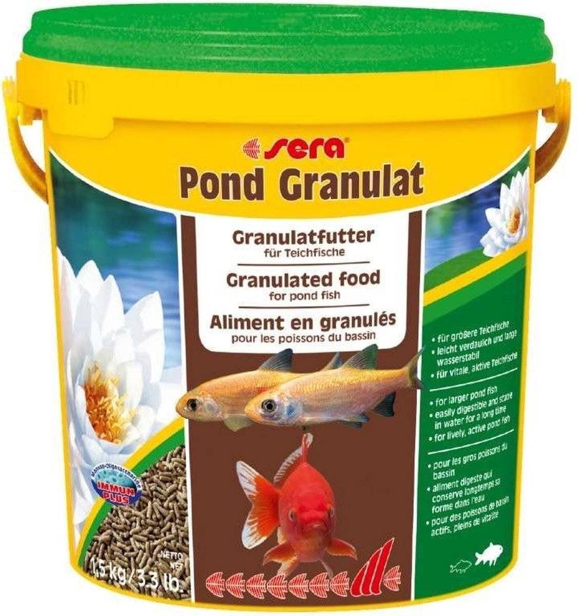 Nourriture poisson étang Aqua-ki rouge 3,5L