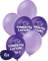 Ballons Pass - Ballons Félicitations - Ballons Hélium - Décoration Pass - Ballons Félicitations - Pass - 6 pièces
