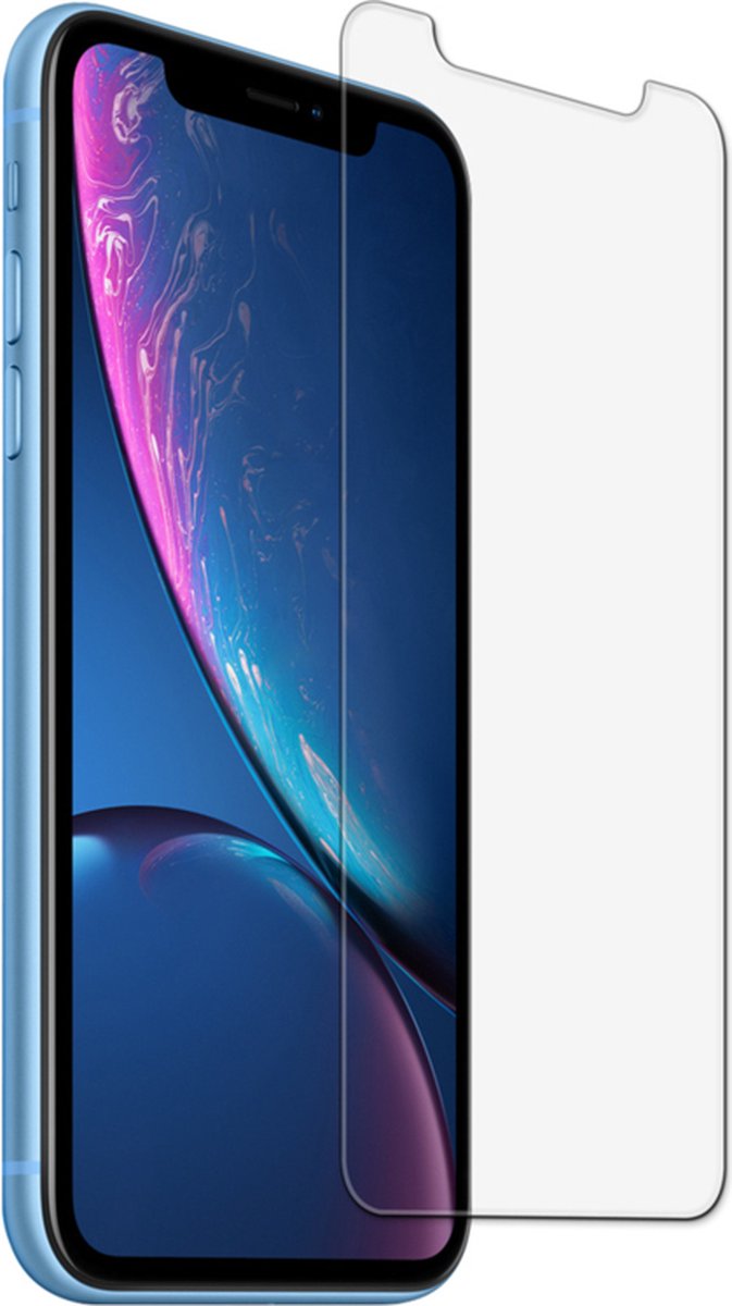 2x Screenprotector Bescherm-Folie geschikt voor iPhone XR