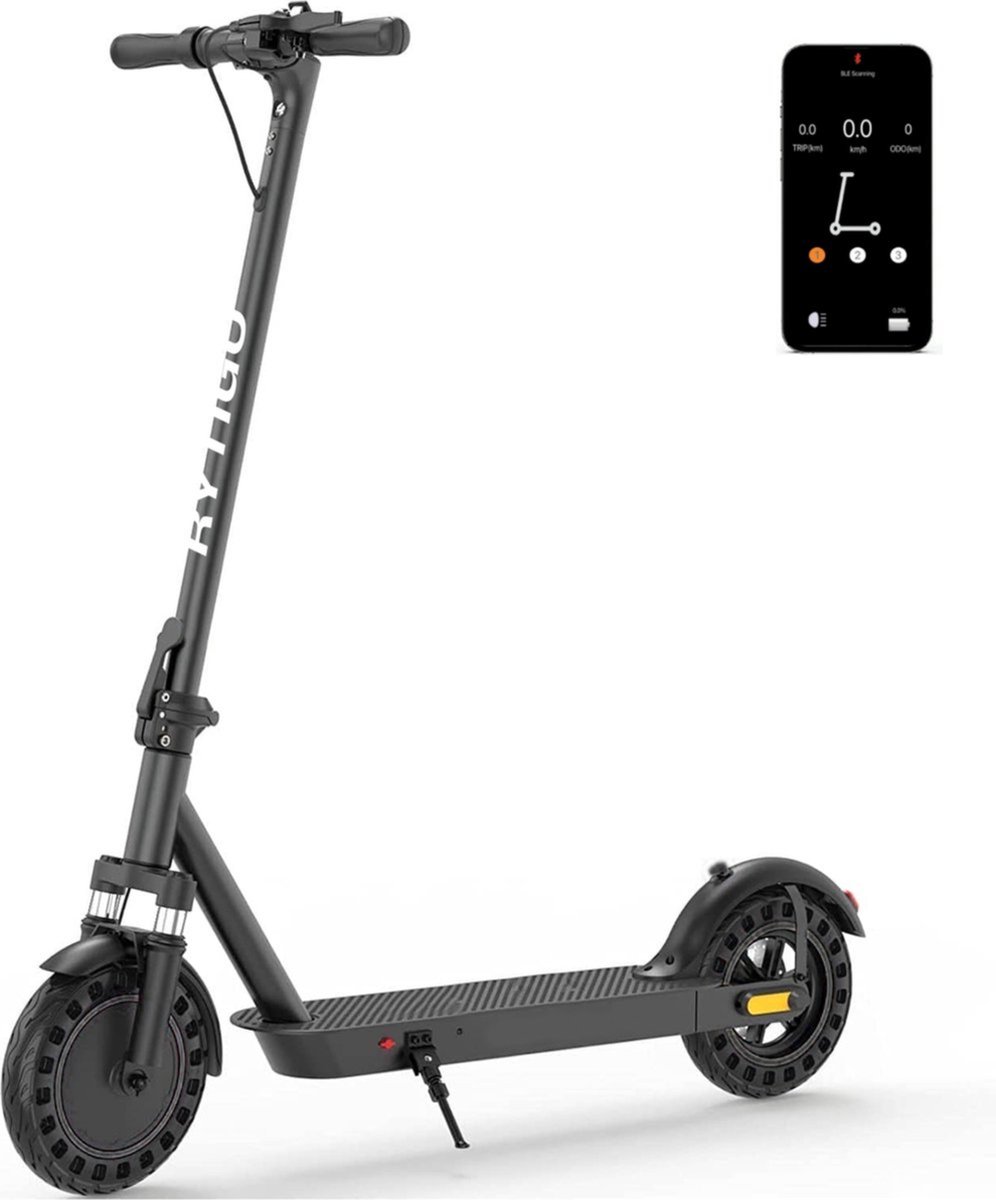 Cadre original de scooter Boost, noir mat | UNI FRA BOO BLA