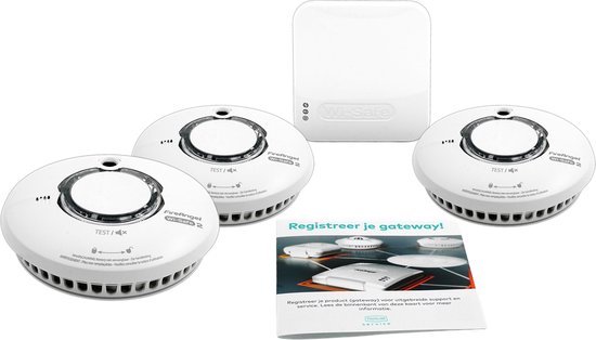 Smarthome set FireAngel Smoke 3 pièces (avec passerelle WG2-EUT)