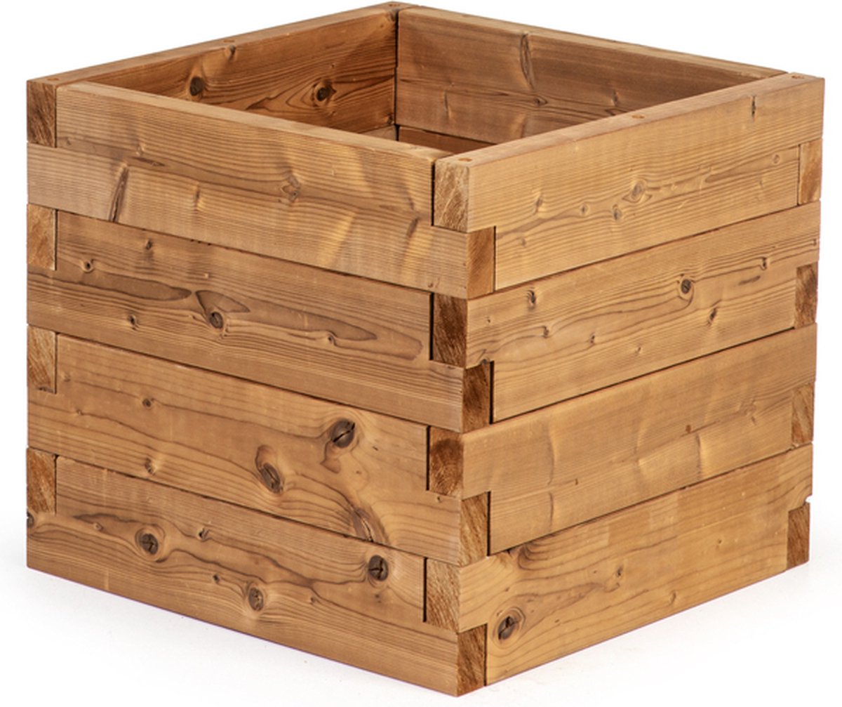 WITBOSCH - Plantenbak - 57 x 57 x 50 cm - Modulair design - Thermowood