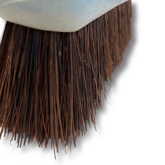 MAUS bezem buiten 30cm - straatbezem bassine met steel 150cm - natuurvezels - made in EU - robuuste bezem van MAUS — afbeelding 3