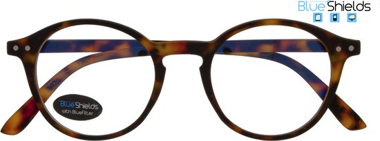 Foto: Blueshields yfd214 2 00 ilja beeldschermbril leesbril blauw licht filter lens tortoise