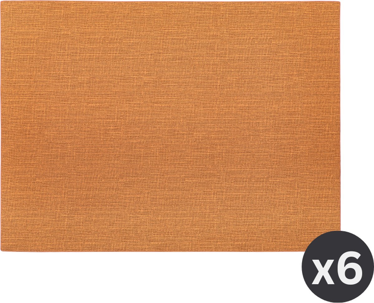 Placemat TRITON, SET/6, 33x45cm, sienna
