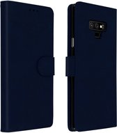 Geschikt voor Samsung Galaxy Note 9 Etui Integrale hoes Kaarthouder Standfunctie Donkerblauw