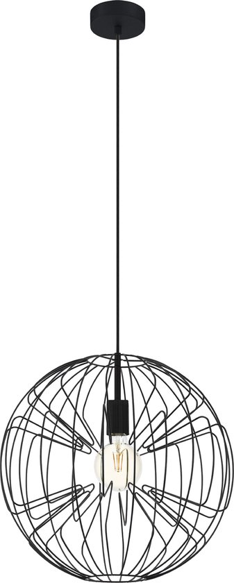 EGLO Okinzuri 1 Hanglamp - E27 - Ø 45 cm - Zwart