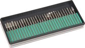 Bol.com Silverline Diamant slijpstenen set - 30-delig - Ø 3.17 mm - Voor multifunctionele hobbymachines aanbieding
