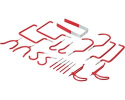 Fixman Opberghaak assortiment - 20-delig - Roestbestendig - PVC coating - 55-180 mm