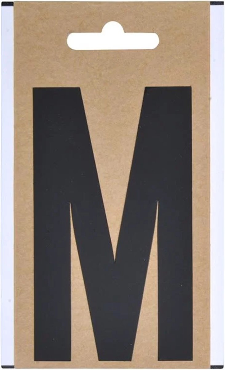 ProPlus Letter Etiket / Sticker "M" - Hoogte 10 cm
