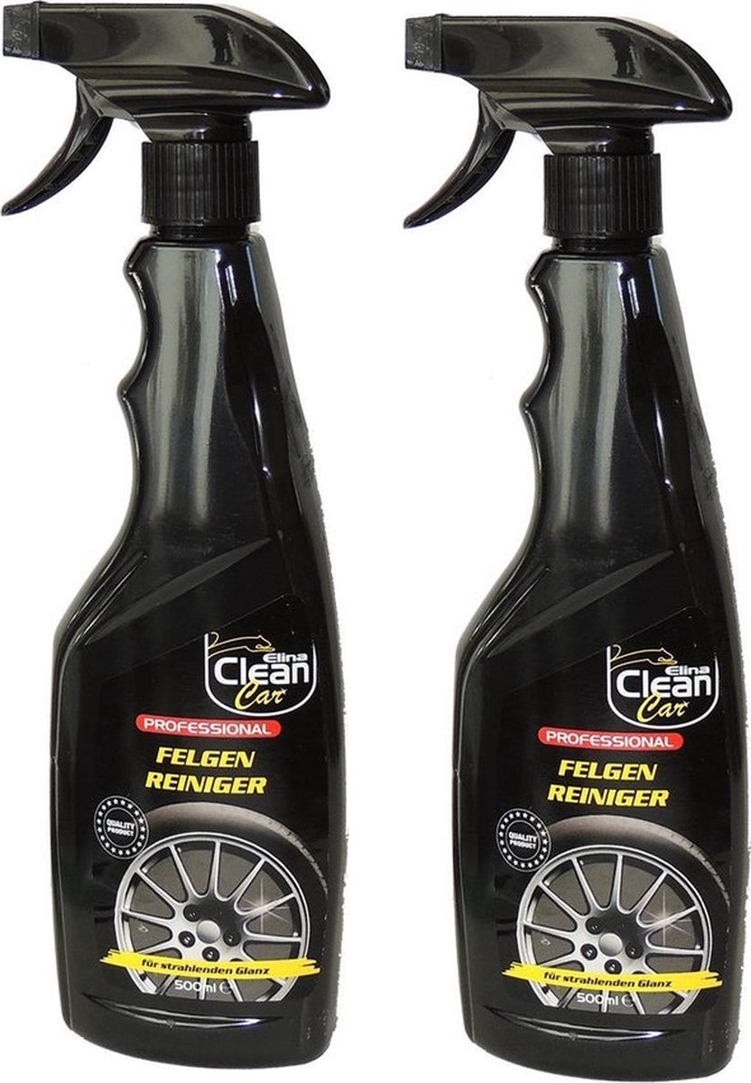 Velgenreiniger van Elina clean car professional auto schoonmaak - 2 stuks