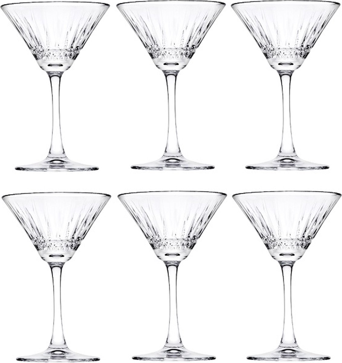 Pasabahce - Elysia Cocktail - Martini Glas - 220 cc - 6 stuks