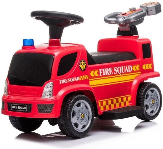 Voiture électrique pour enfant - camion de pompier - camion de pompier -  jusqu'à 20 kg