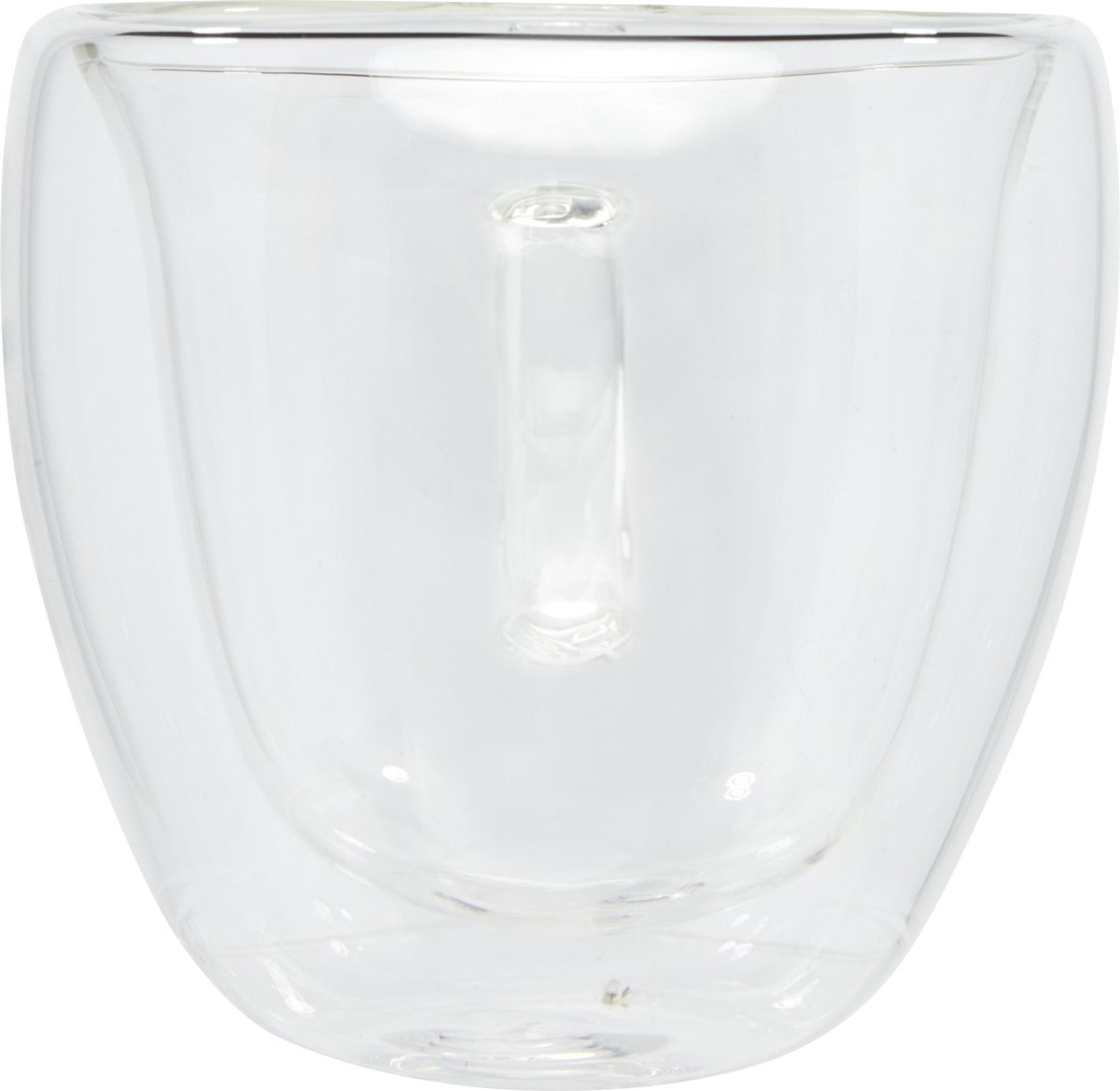 Creano Lot de 6 Verres à Expresso Double Paroi 100ml avec Anse Creano Lot de 6 Verres à Expresso Double Paroi 100ml avec Anse