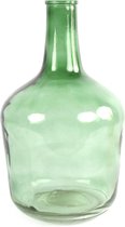 Countryfield Vaas - transparant groen - glas - XL fles - D25 x H42 cm