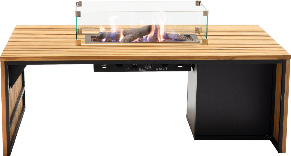 Cosi Cosibridge 140 - Fire Table - Teak