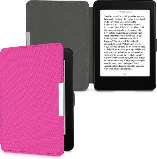 kwmobile Étui liseuse Compatible avec  Kindle Paperwhite - Housse  avec Rabat magnétique Feutre pour liseuse  Kindle Paperwhite