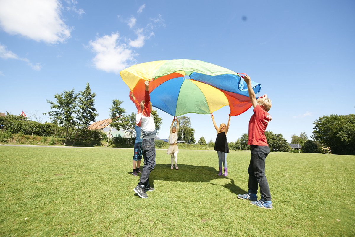 Gonge Parachute 1,75m + Spelboek - Leersysteem - Educatief Speelgoed