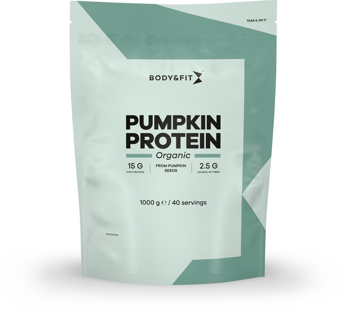 Goedkoopste Body & Fit Pumpkin Protein - Plantaardig Eiwitpoeder - Vegan Protein Poeder - Biologisch Pompoen Eiwit - 1000 gram (40 Shakes
