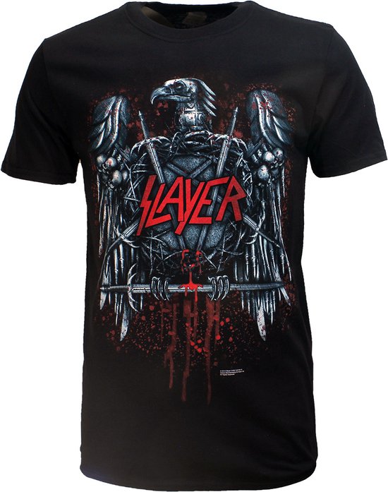 Slayer Eagle Ammunition Band T-Shirt Zwart - Officiële Merchandise