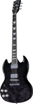Gibson SG Modern Lefthand Trans Black Fade - Guitare électrique pour gauchers