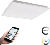 EGLO connect.z Herrora-Z Smart Plafonnier - 59,5 cm - Wit - Lumière blanche orientable - Dimmable - Zigbee